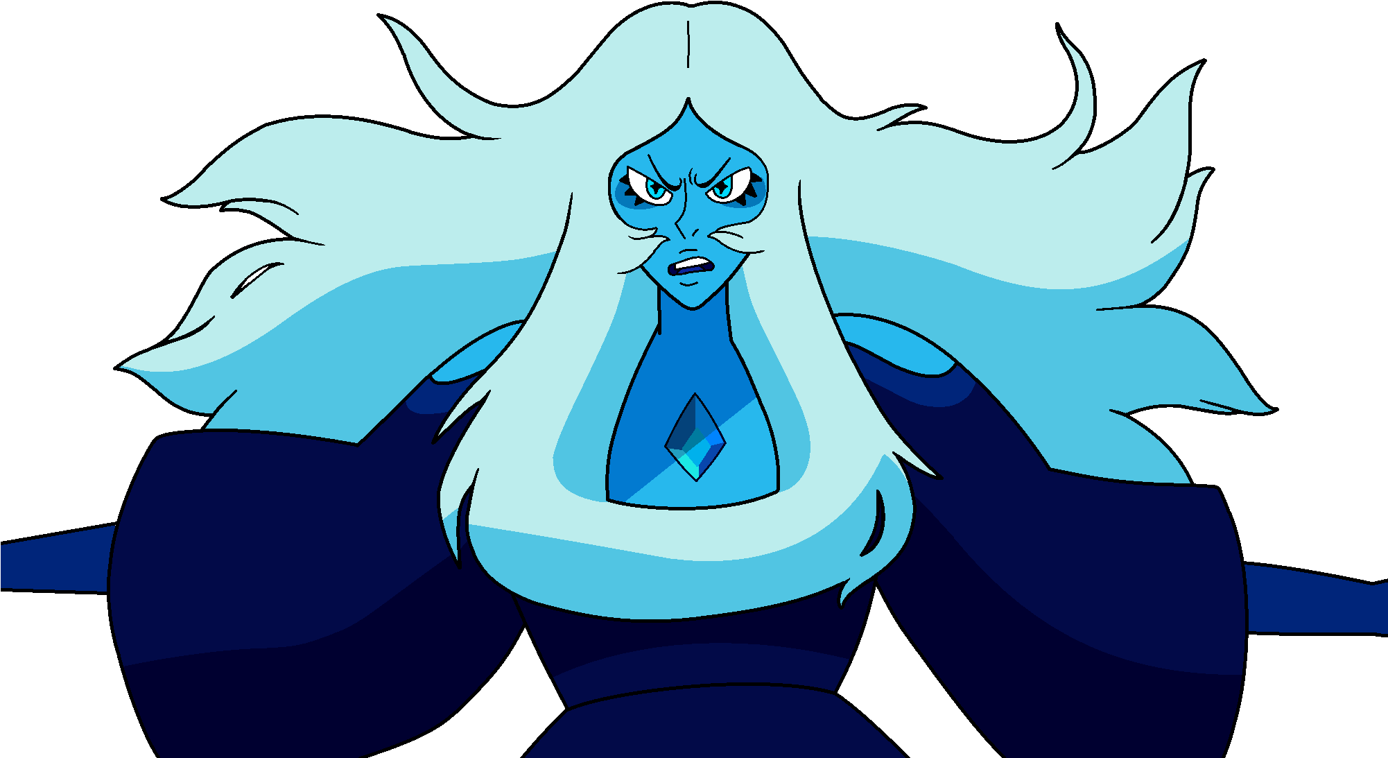 Angry Blue By Tri445 - Thumbnail (2001x1125), Png Download