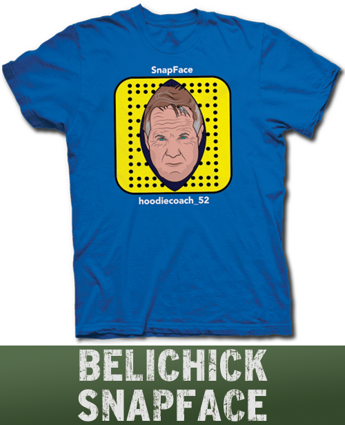 Bill Belichick Snapface Social Network New England - Chicago Blackhawks (500x615), Png Download