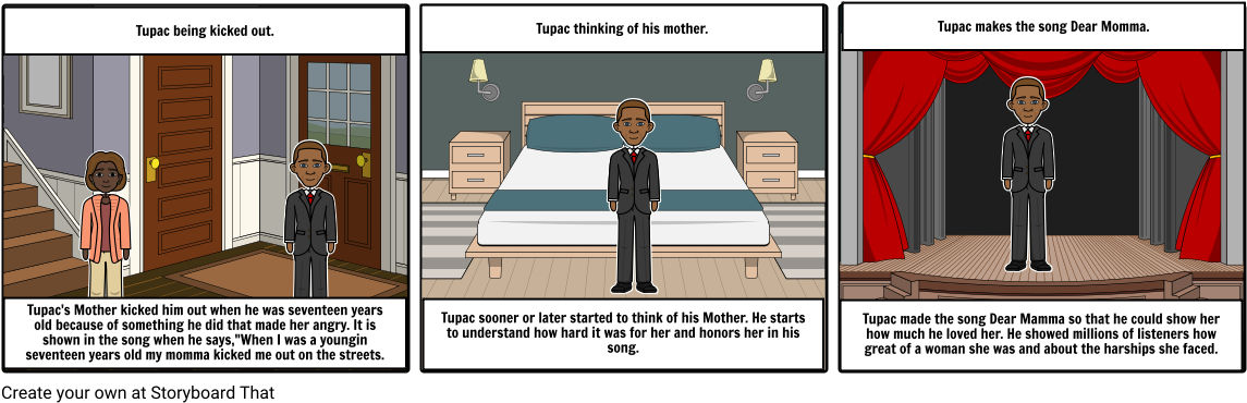 Dear Mamma - Cartoon (1164x385), Png Download
