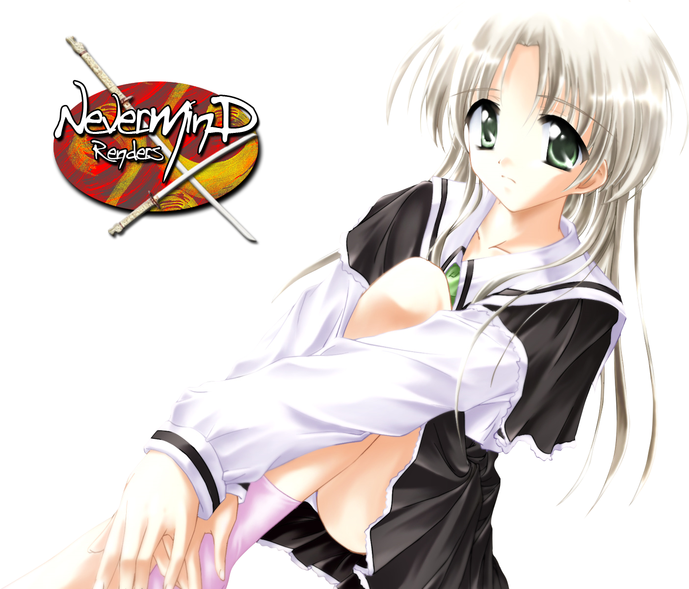 597k Anime School Girl 2 07 Dec 2010 - Anime School Girl (1442x1200), Png Download
