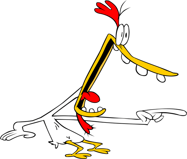 Cartoon Network Cow And Chicken Characters - Pollito De La Vaca Y El Pollito (640x544), Png Download