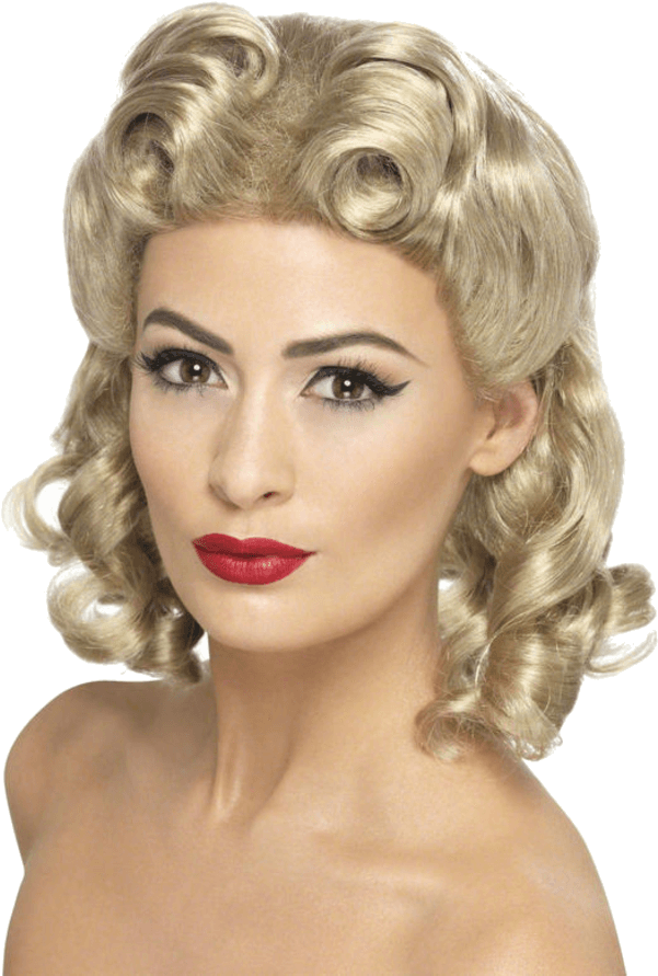 40s Wig (600x951), Png Download