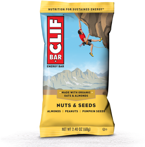 Nuts & Seeds Packaging - Clif Bar Peanut Butter Chocolate (625x510), Png Download