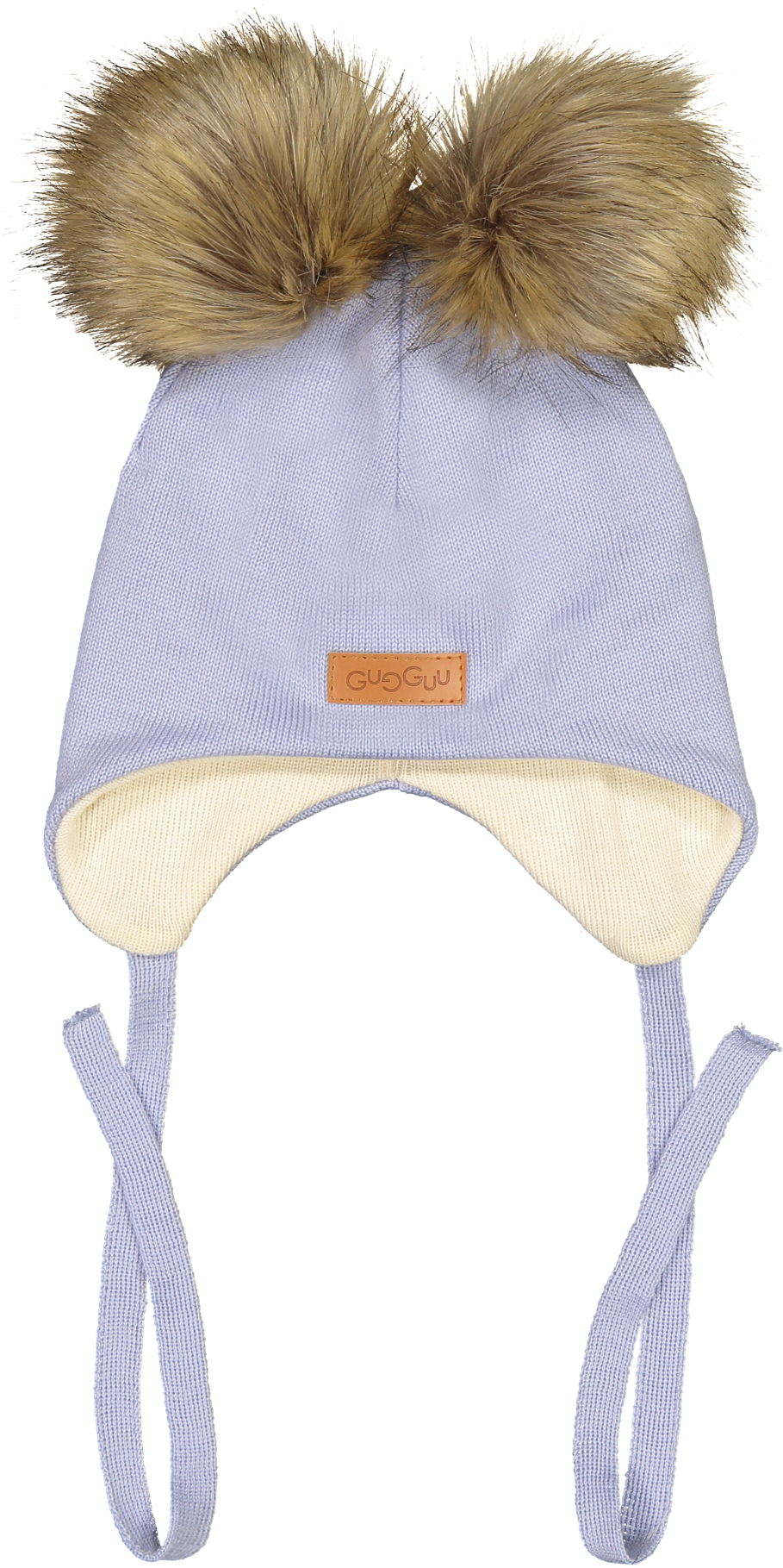 Double Furry Baby Beanie, White Ice (2000x2000), Png Download