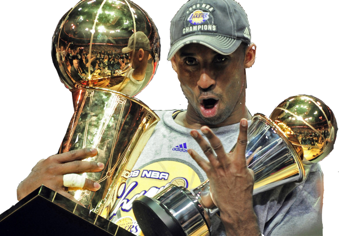 Kobe Bryant Championship (688x480), Png Download