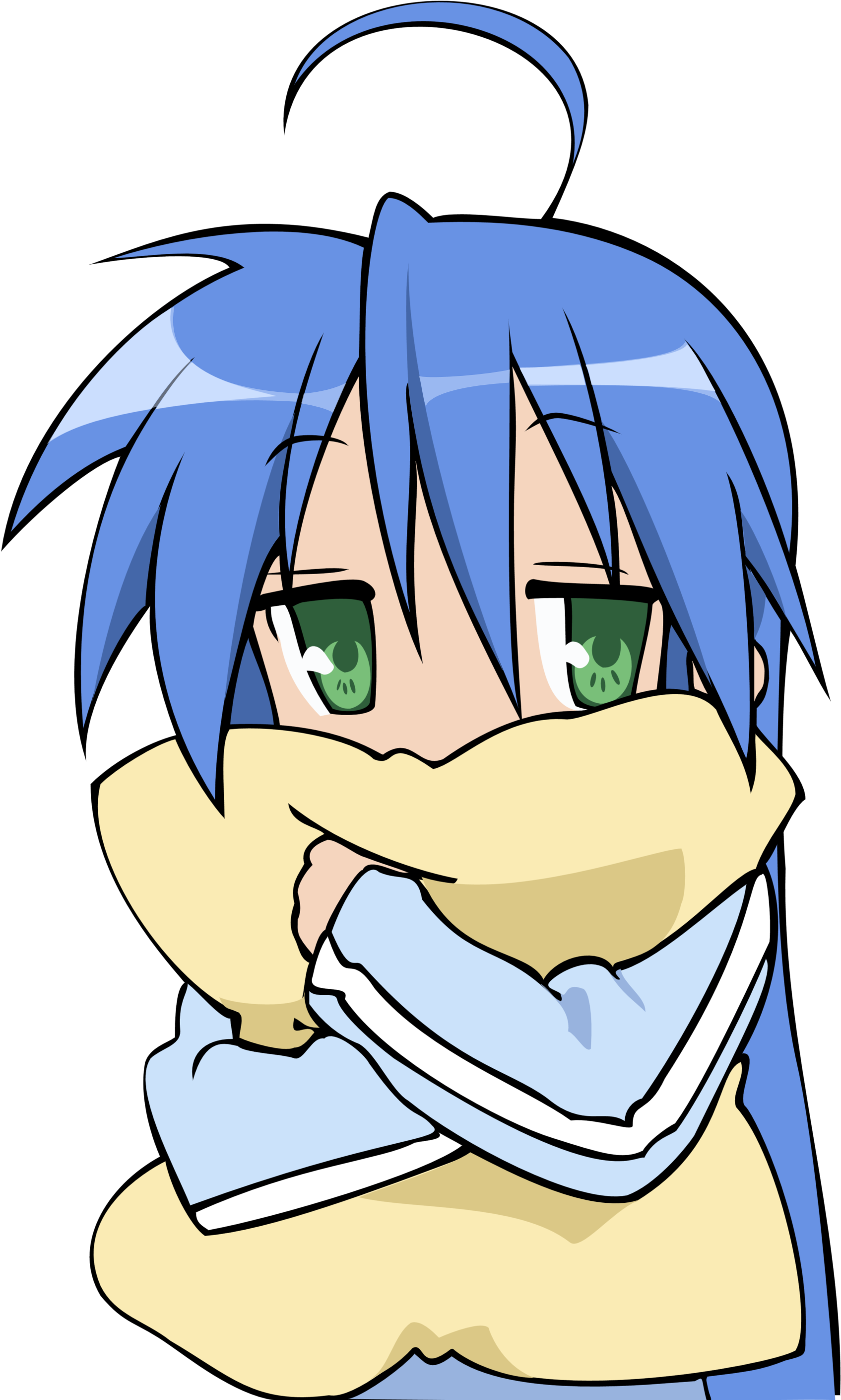 Download Png - Lucky Star Anime Phone (1800x2890), Png Download