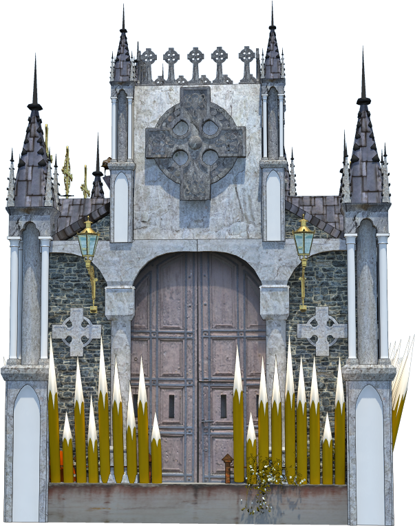 Castle (603x763), Png Download