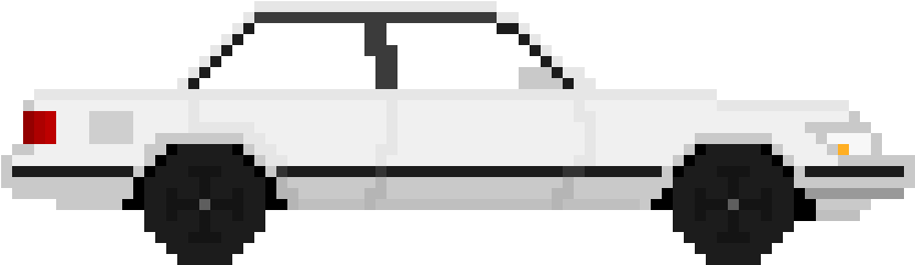 Carsten's Car - Car Pixel Art Png (1020x400), Png Download