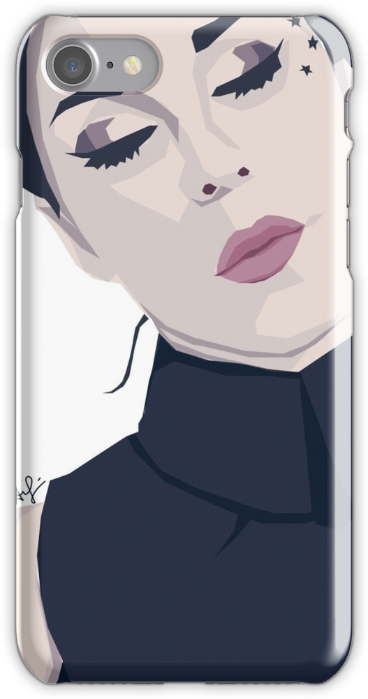 Kat Von D Iphone 7 Snap Case Kat Von D, Iphone 7, Iphone - Illustration (750x1000), Png Download