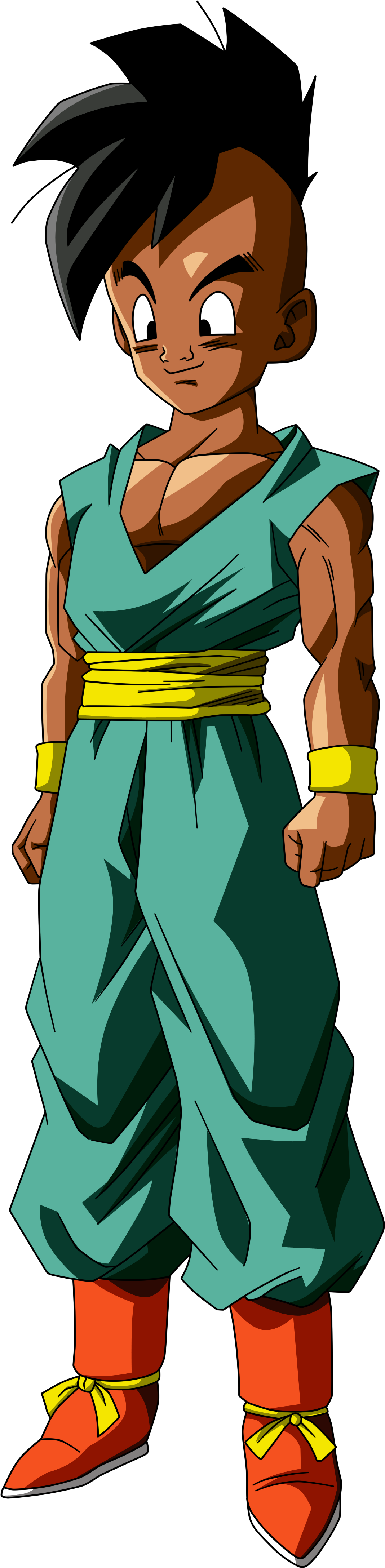 Uub By Boscha196-d58yqme - Uub Gt (1500x4379), Png Download