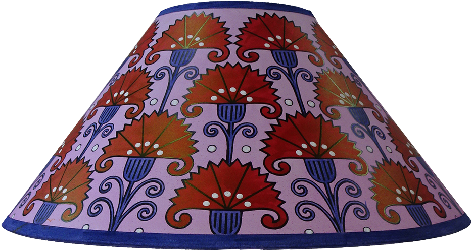 Carnations Lampshade - Red Pink - Red (1000x567), Png Download