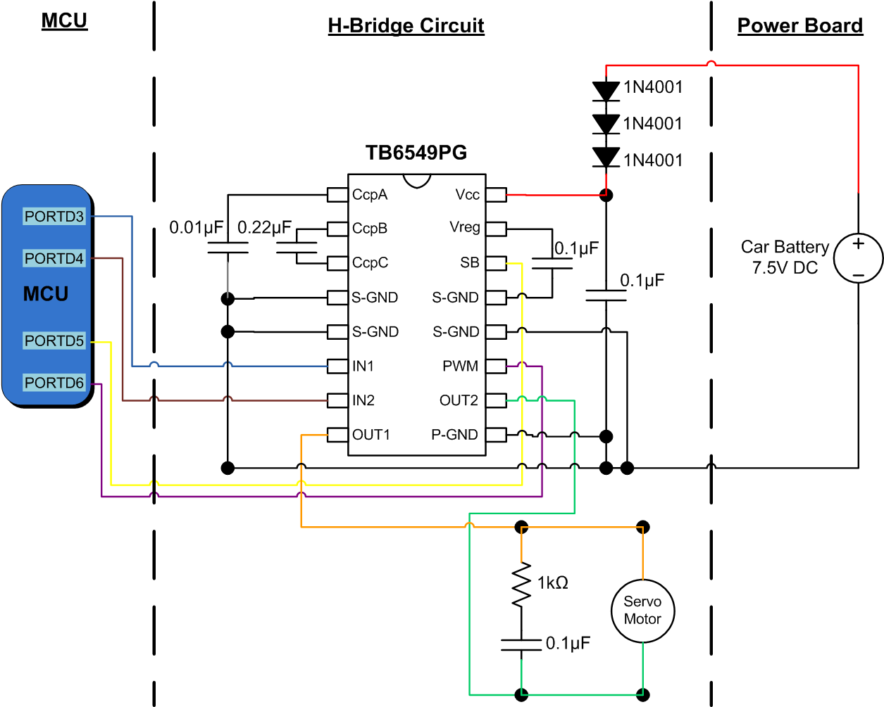 H-bridge Circuit - H Bridge Ic Circuit (1261x1014), Png Download