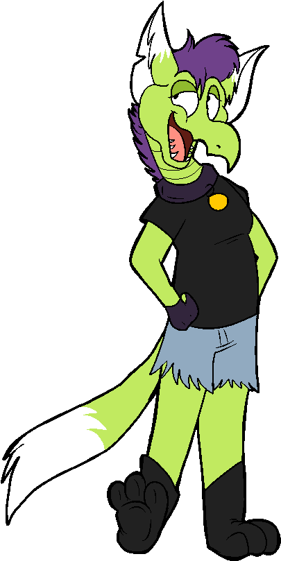 Here's Zorak And Evil Bullseye's Daughter - Cartoon (581x825), Png Download