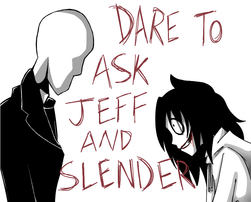 Slenderman - Ask Slenderman And Jeff (800x657), Png Download