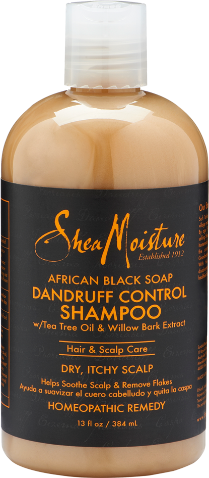 Shea Moisture African Black Soap Dandruff Control Shampoo (642x965), Png Download