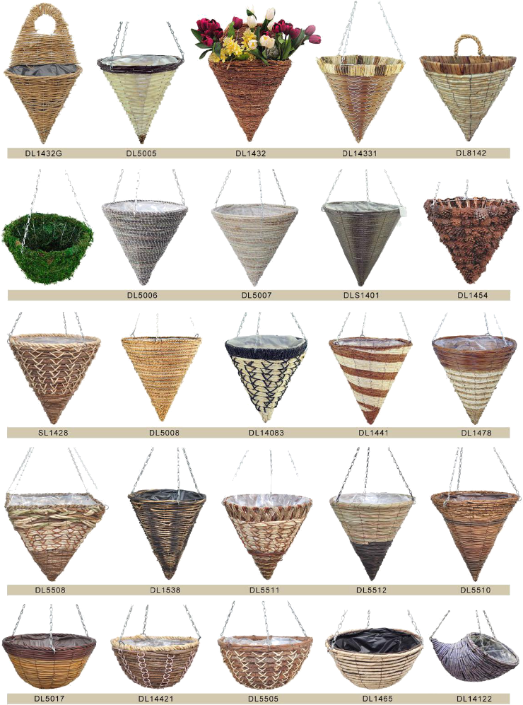 Cone Shape Hanging Basket - Ice Cream (774x1103), Png Download