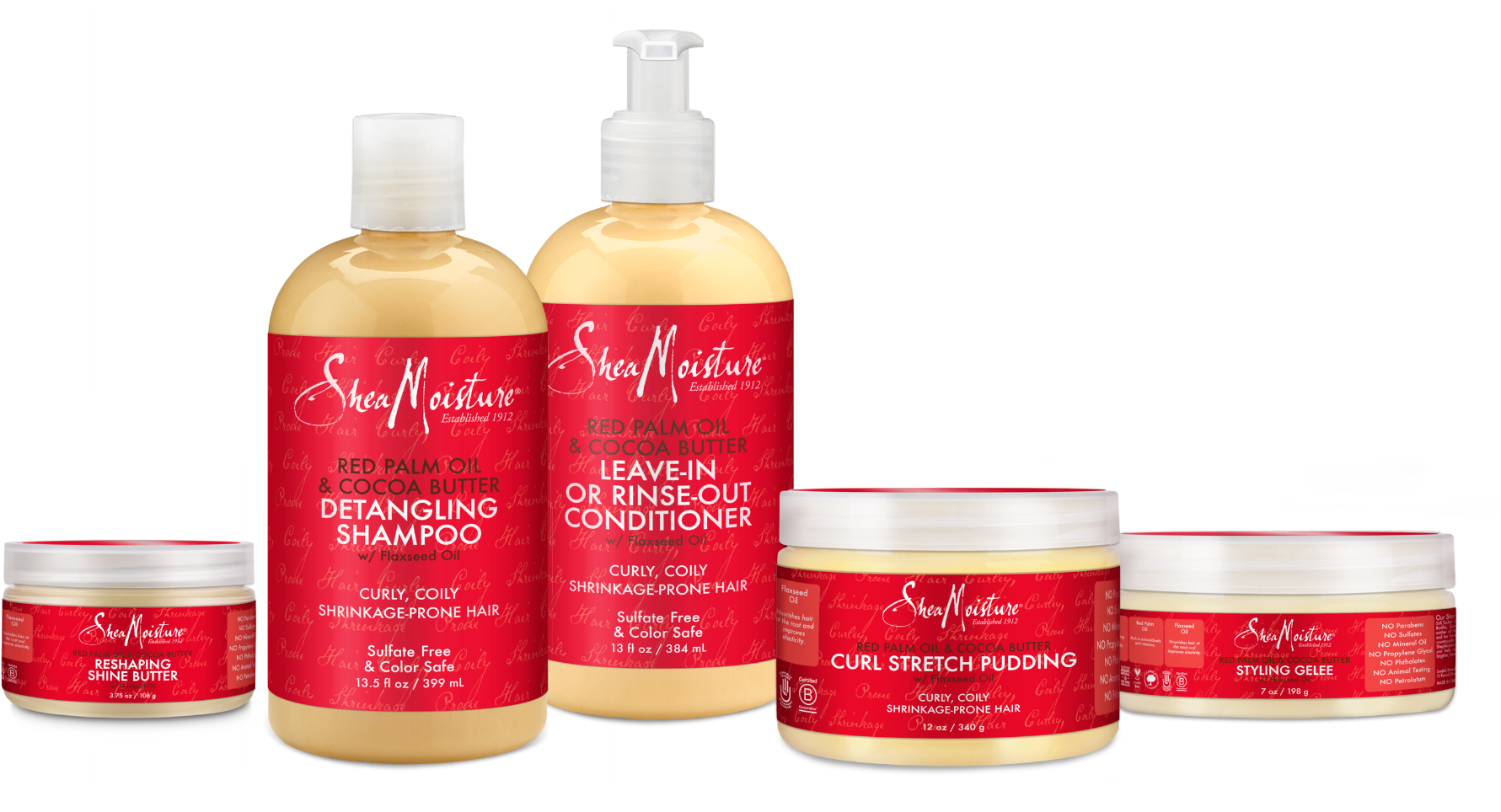 Red Palm Oil & Cocoa Butter - Shea Moisture Collection (1920x1018), Png Download