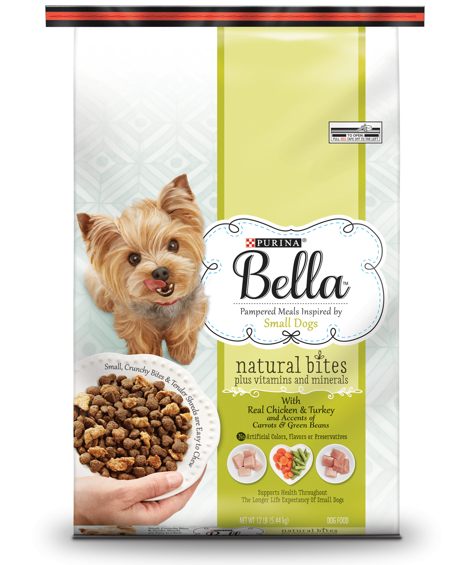 Purina Bella Natural Bites Plus Vitamins And Minerals - Purina Bella Dog Food (2000x2000), Png Download