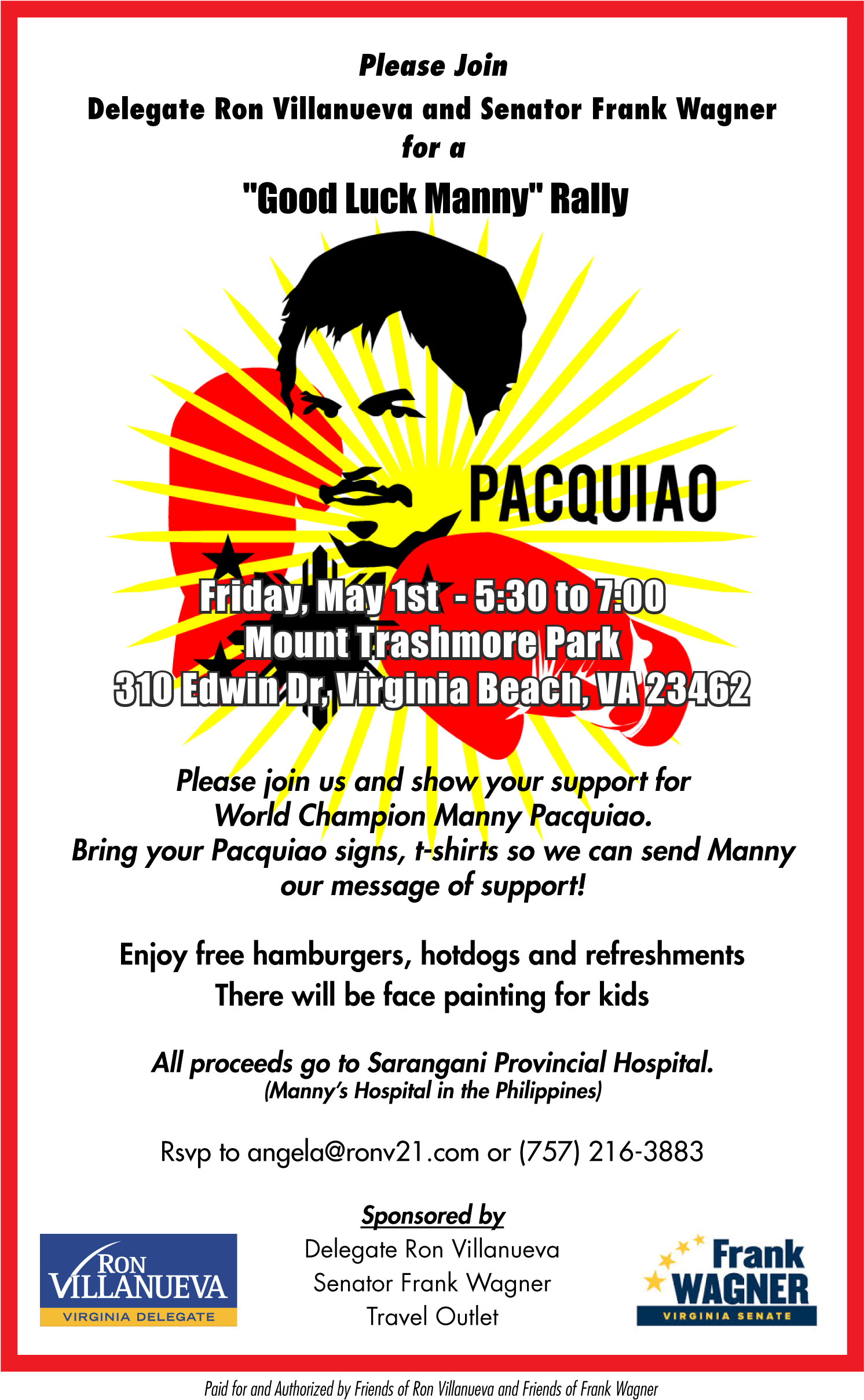 Good Luck Manny Rally - Manny Pacquiao (1507x2431), Png Download