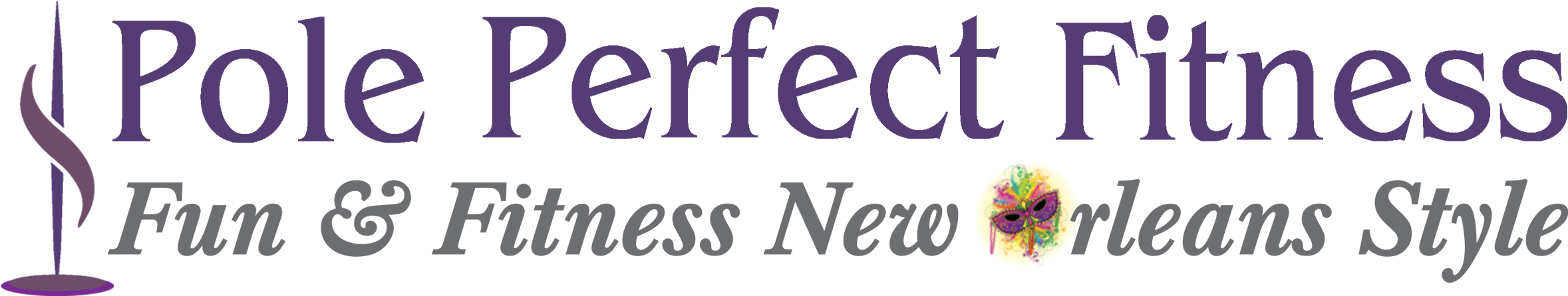 Pole Perfect Fitness - Louisiana (2588x801), Png Download