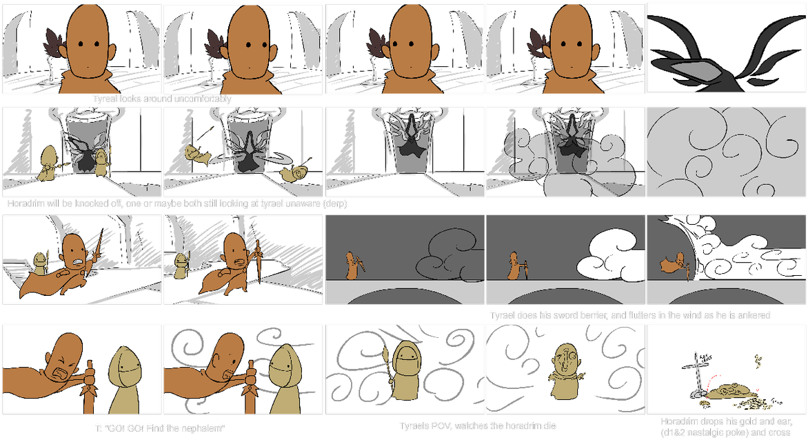 Found This Diablol Reaper Of Souls Storyboard On My - Cartoon (1200x675), Png Download