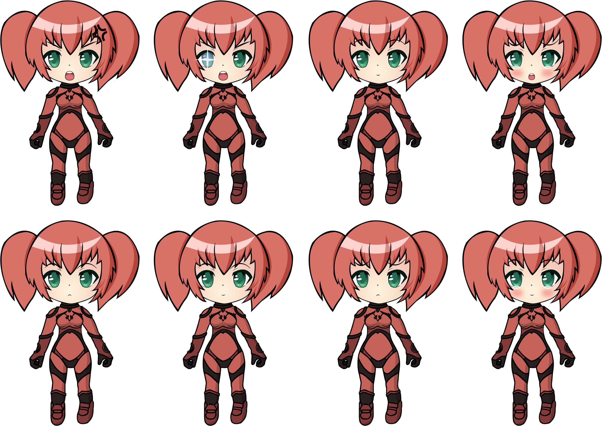 Plugsuit Neutral - Cartoon (2500x2700), Png Download