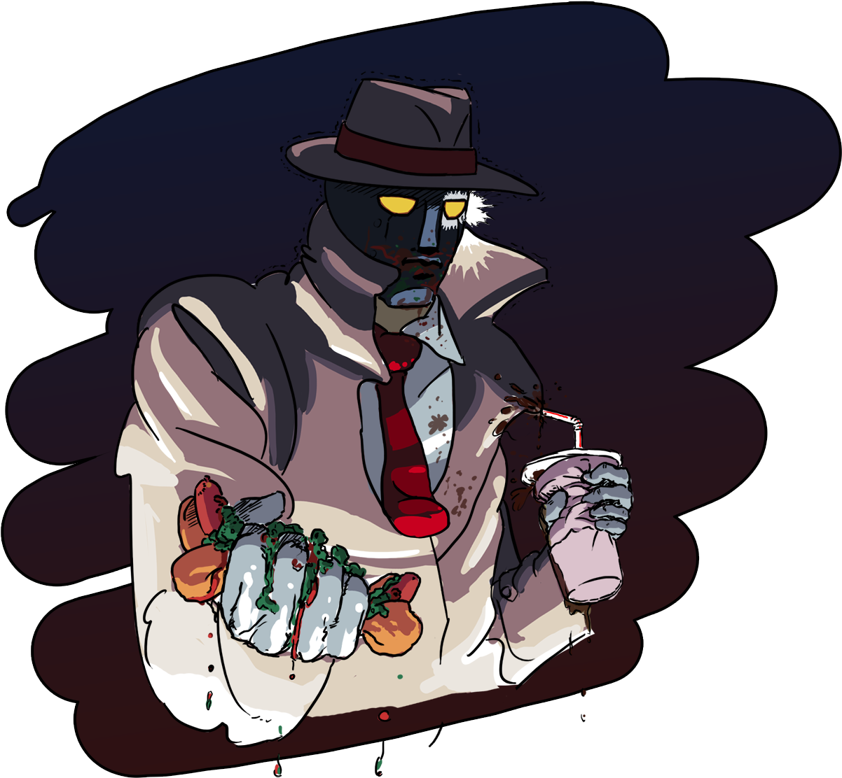 View Samegoogleiqdbsaucenao 1452636882009 , - Cartoon (1217x1125), Png Download