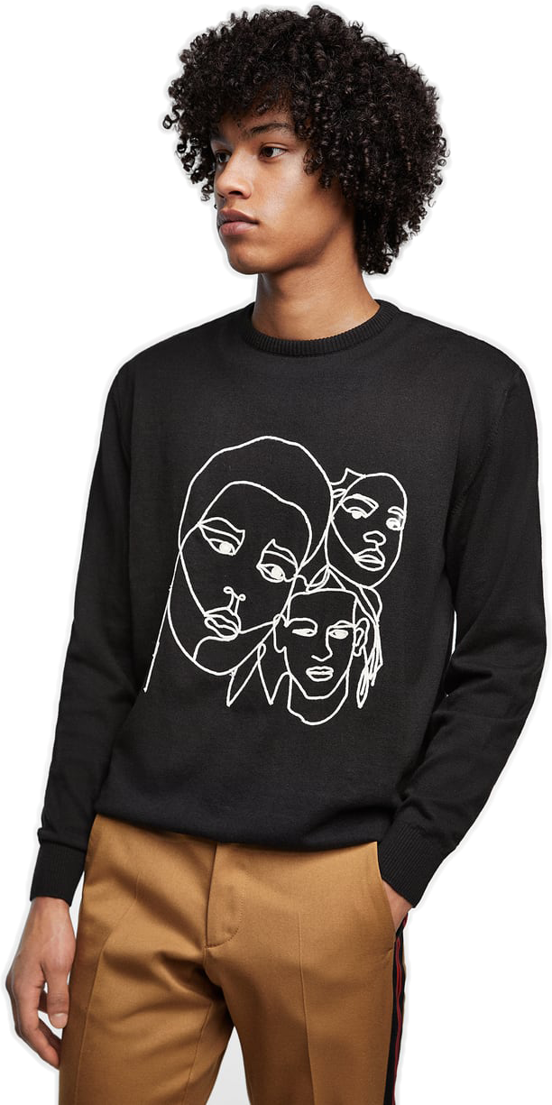 Zara 30e Homme - Jheri Curl (612x1225), Png Download