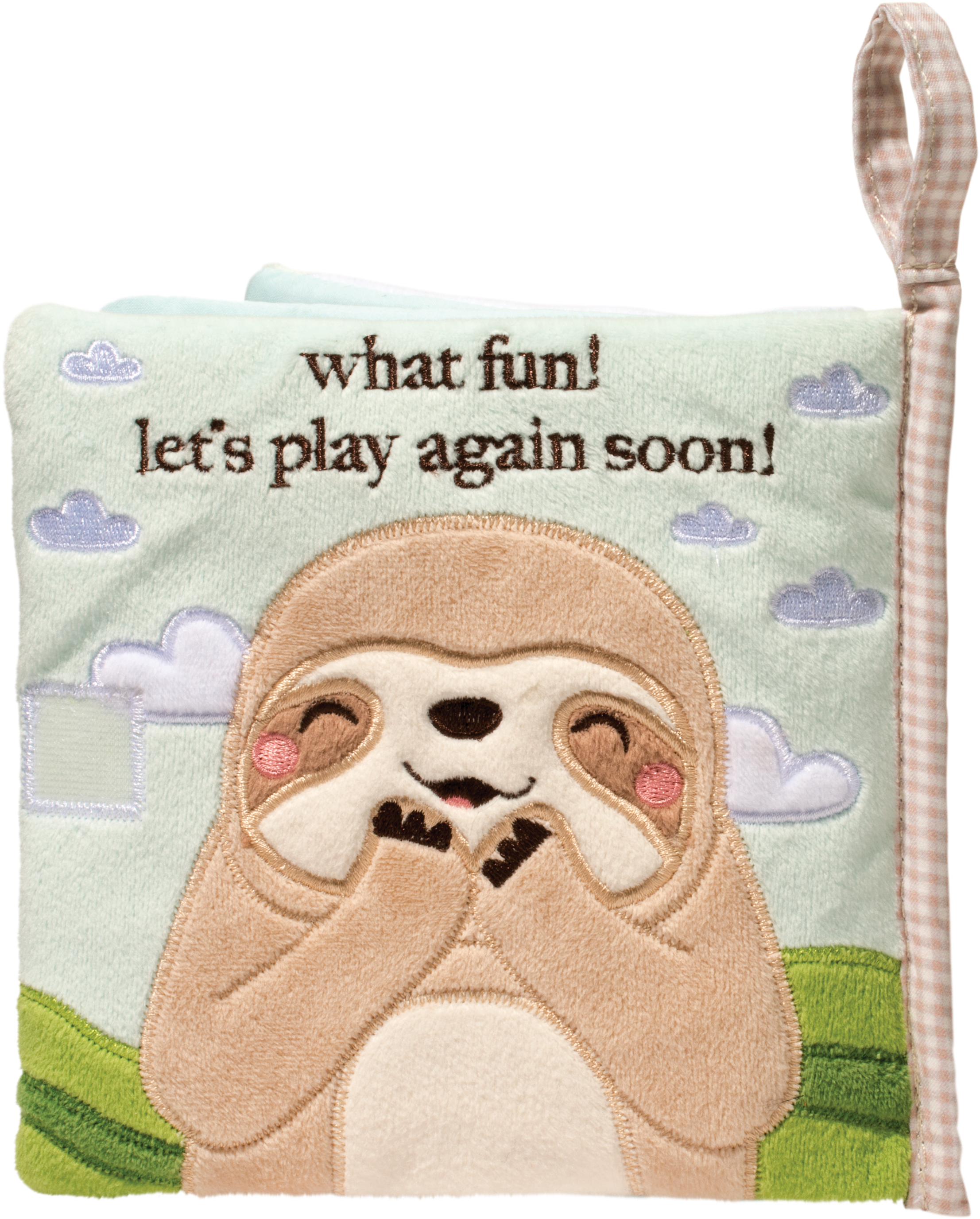 Douglas Baby Sloth Soft Activity Book (3000x3001), Png Download