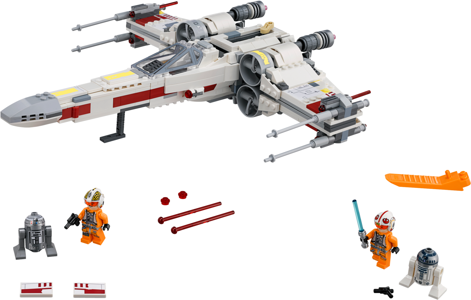 Lego Star Wars X Wing (1600x1199), Png Download