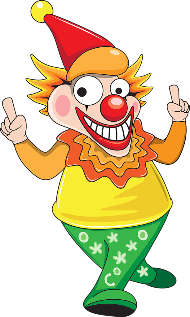 Circo & Palhaço E Parque Clown Photos, Circus Clown, - Clown (613x1024), Png Download