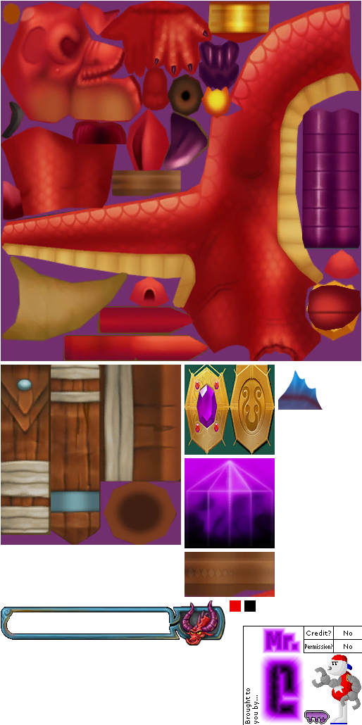 Previous Texture - Spyro Red (514x1030), Png Download