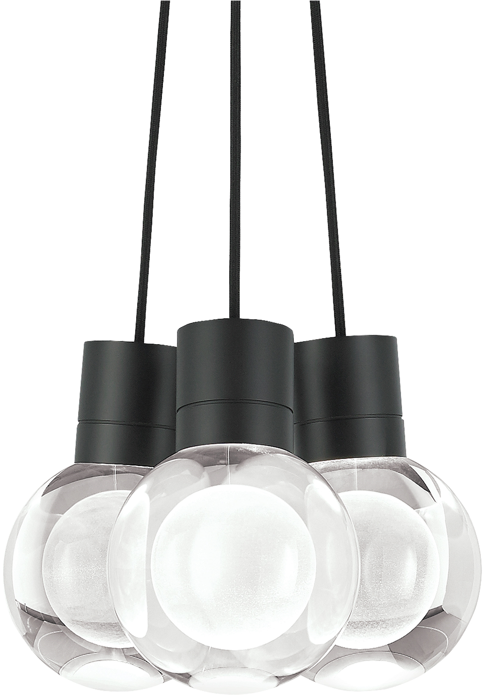 Mina 3-light Cluster Pendant Tech Lighting (1440x1440), Png Download
