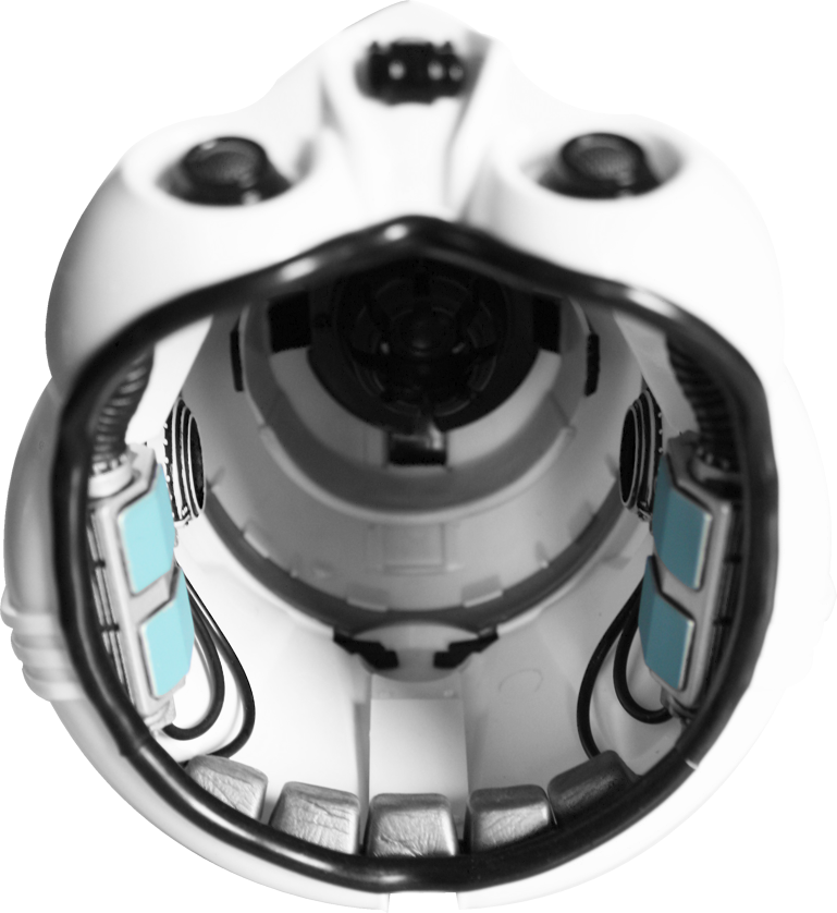 Clone Trooper Inside Views Side, Back And Front - Clone Helmet Inside (769x838), Png Download