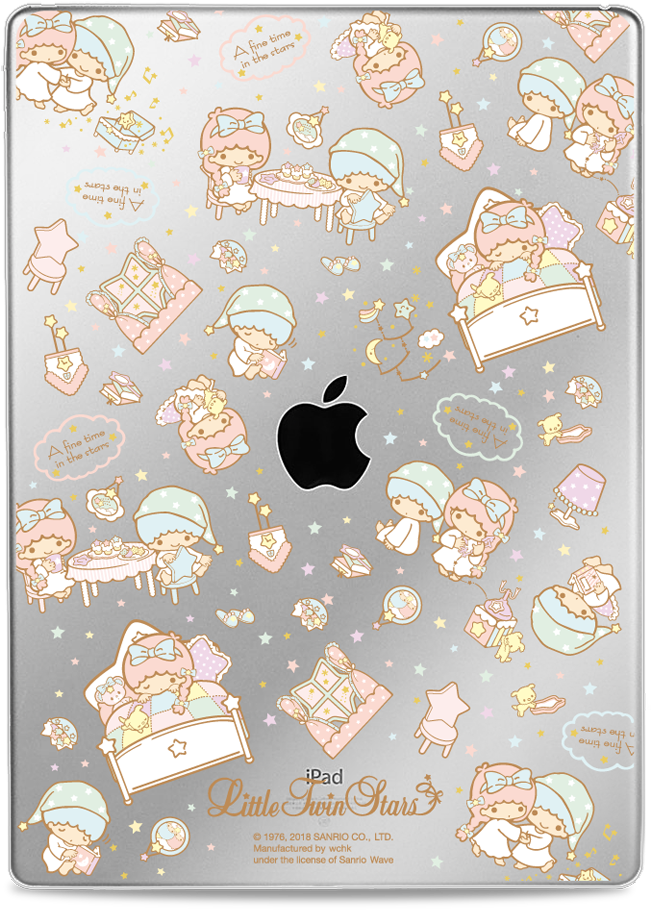 My Little Twin Stars Ipad Case - Cartoon (1000x1000), Png Download