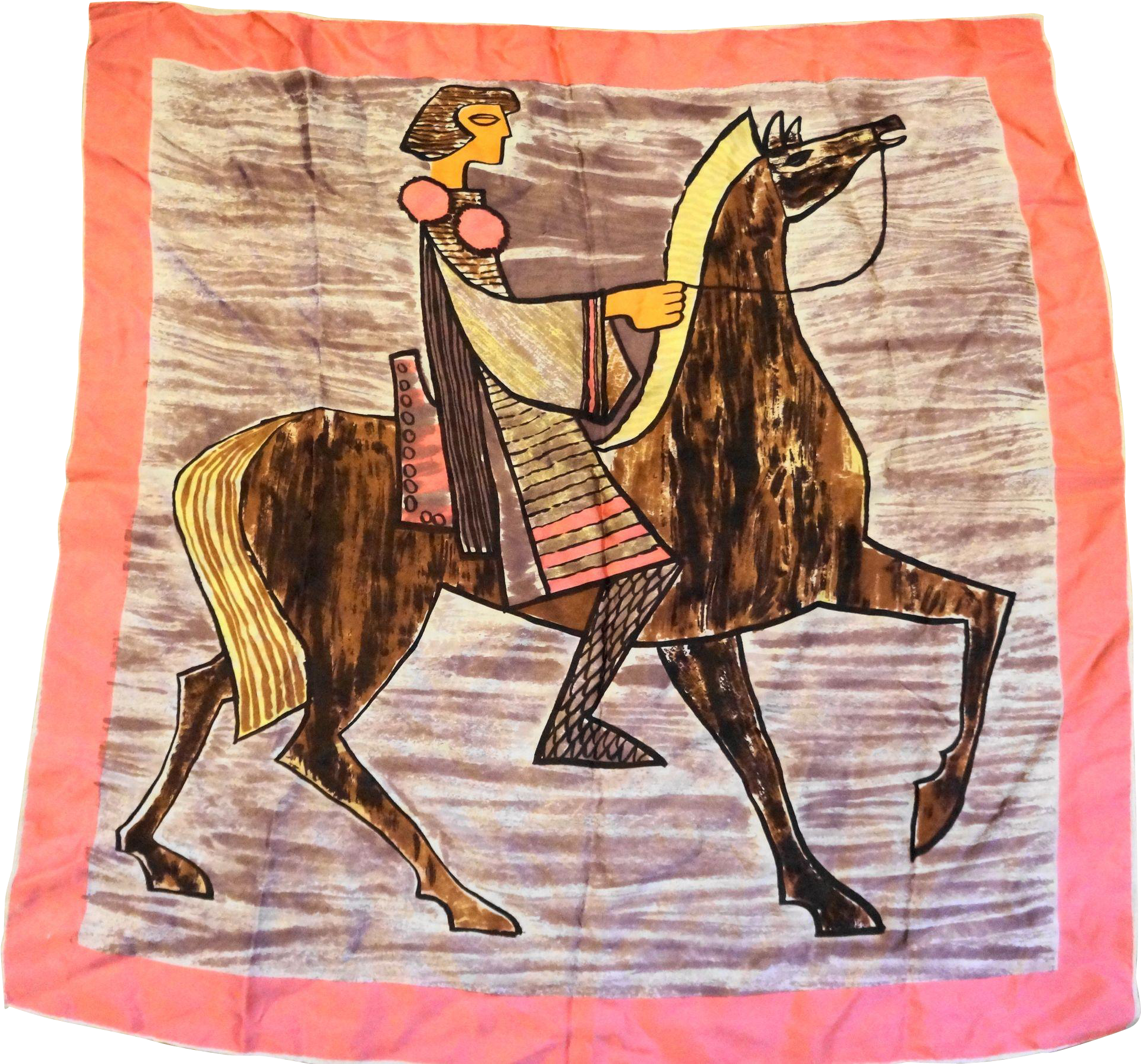 Alexander The Great Greek Warrior Horseback Large Scarf - Towel (1933x1933), Png Download