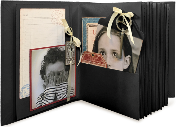 Tags Og Lomme Album Med Indhold Fra Graphic - Graphic 45 6x8 Rectangle Tag & Pocket Album (746x746), Png Download