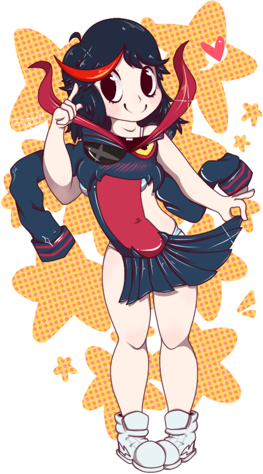 Ryuko You're Naked - Ryuko Matoi (606x984), Png Download
