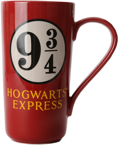 Harry Potter - Platform 9 3/4 Latte Mug (528x600), Png Download