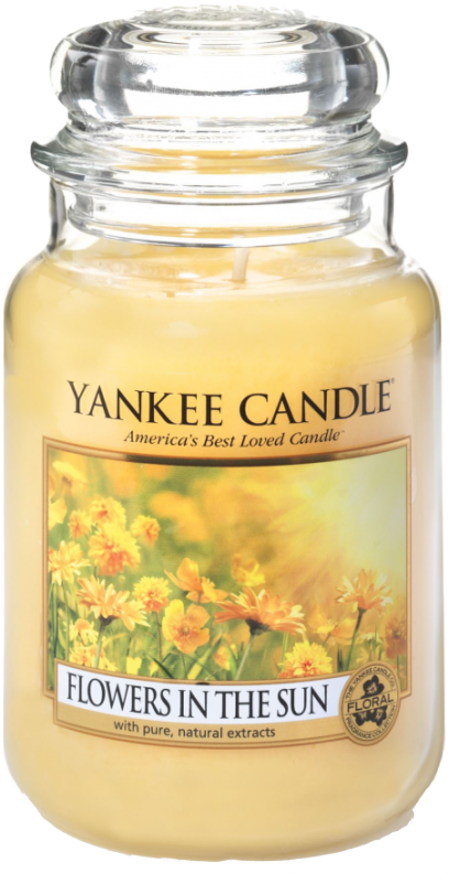 Yankee Candle Classic Large Jar Flowers In The Sun - Flowers In The Sun Yankee Candle (800x800), Png Download