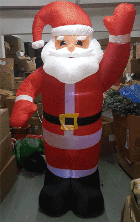 Home / Christmas Decoration / 6 Feet Christmas Santa (580x708), Png Download