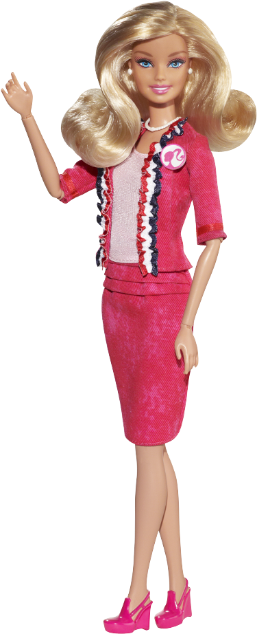 X5323 - President Barbie (640x950), Png Download