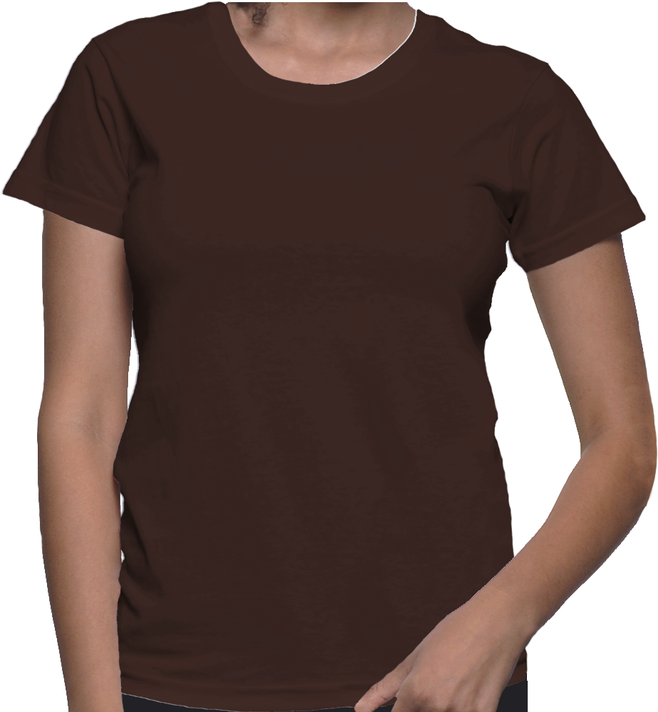 Chocolate Brown Ladies Shirt - Legend Of Zelda Shirt Triforce Shirt Gamer T-shirt (1000x1000), Png Download