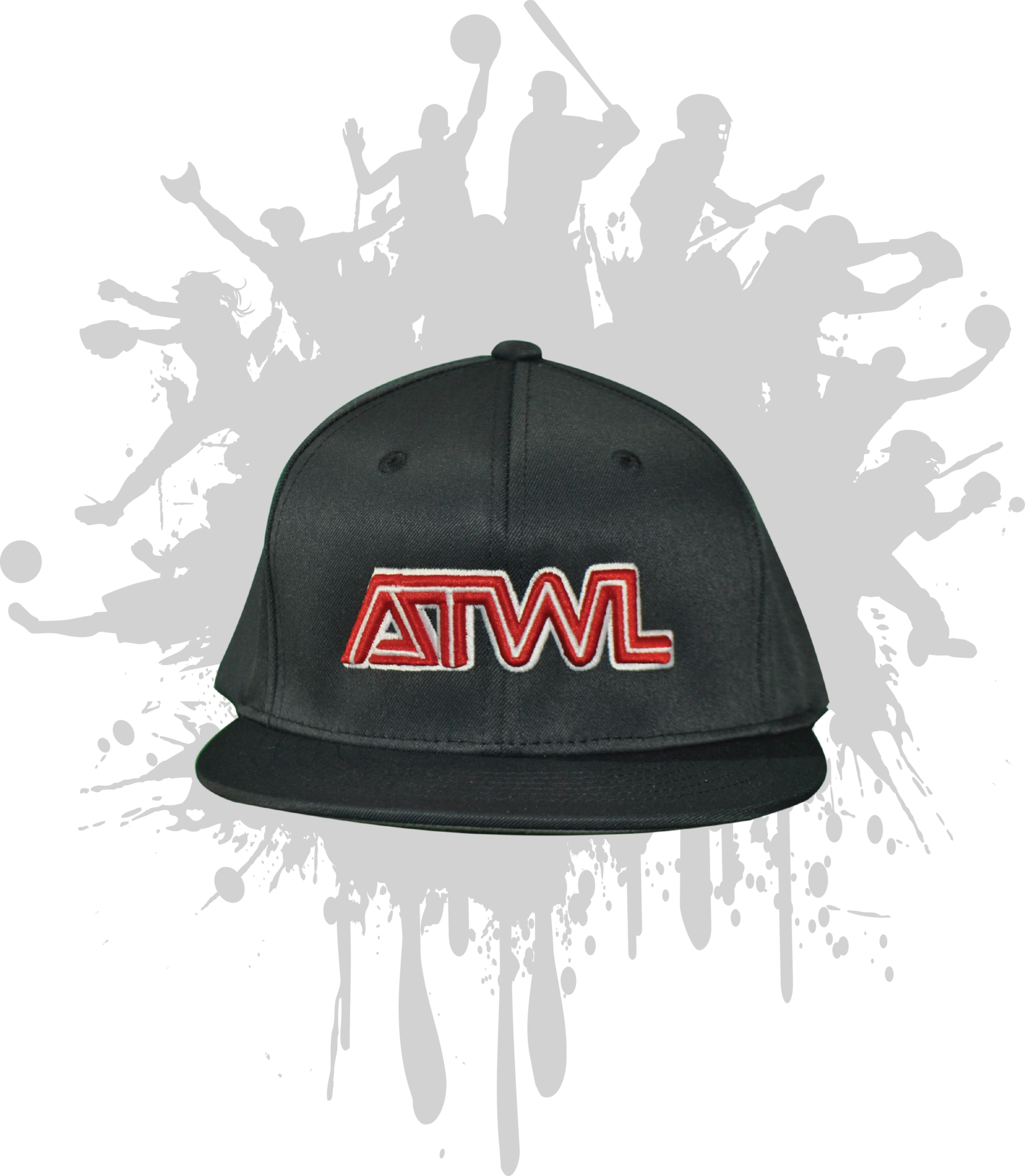 Atwl Tron Full Front 3-d Navy/red/white 8d6 (1800x2065), Png Download