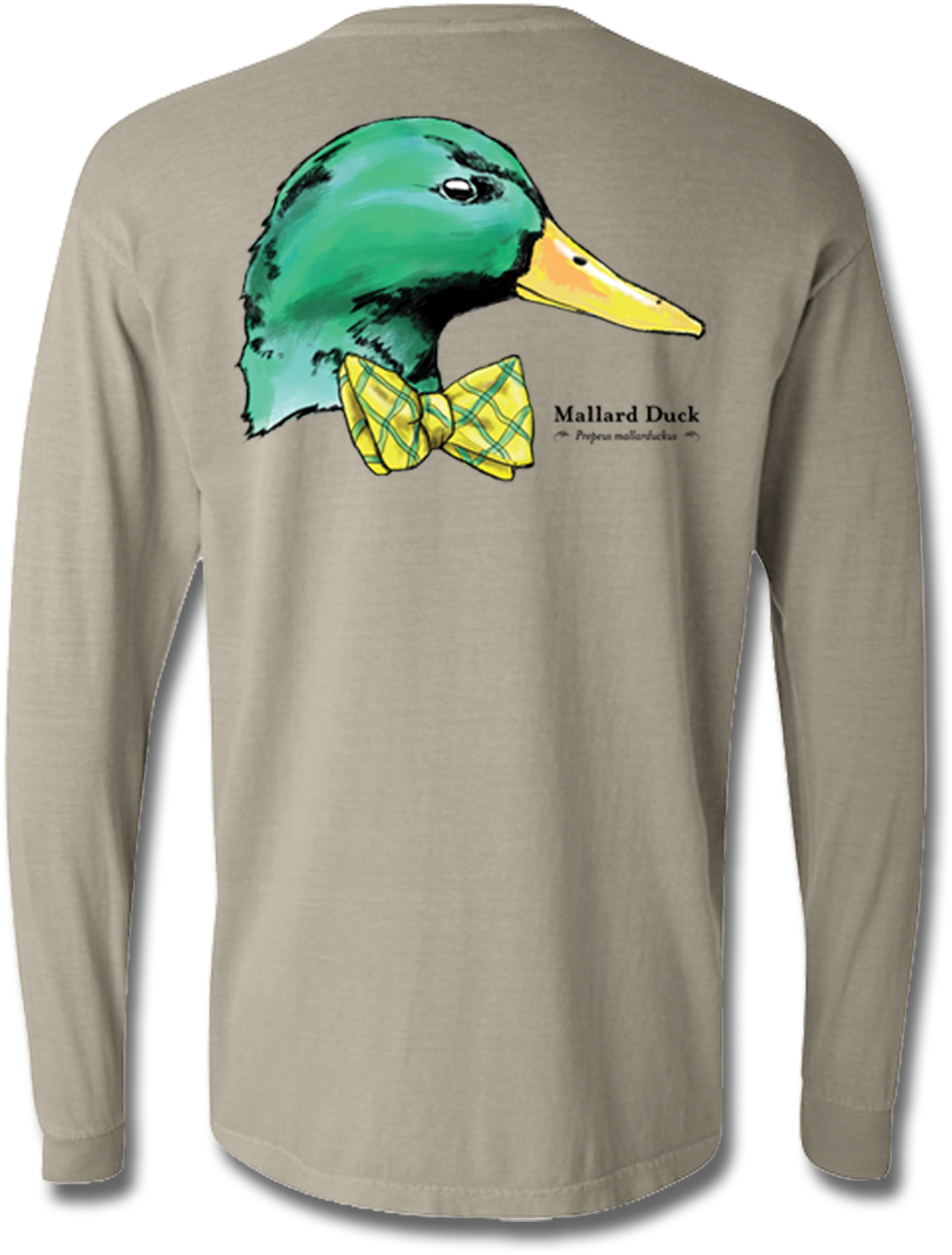 Mallard Prep Long Sleeve, T-shirts - T-shirt (1500x1941), Png Download