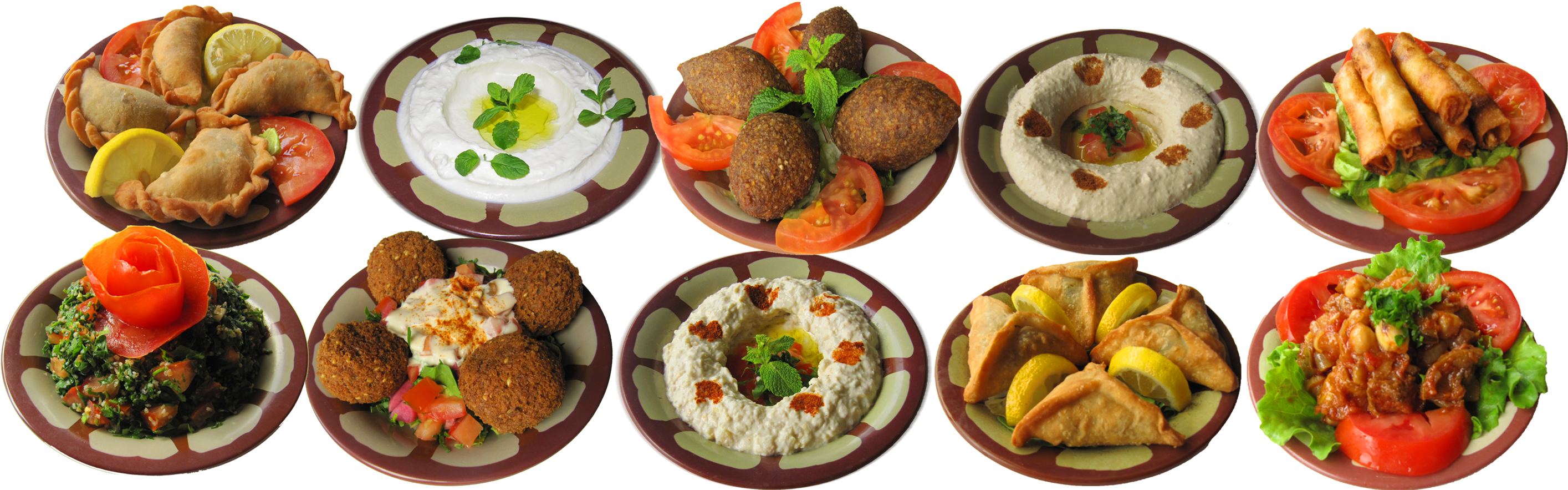 Lebanese Meza - Lebanese Mezza Png (2835x907), Png Download