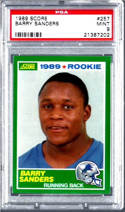 Barry Sanders - Barry Sanders Unsigned 1989 Score Rookie Card - Nfl (675x675), Png Download