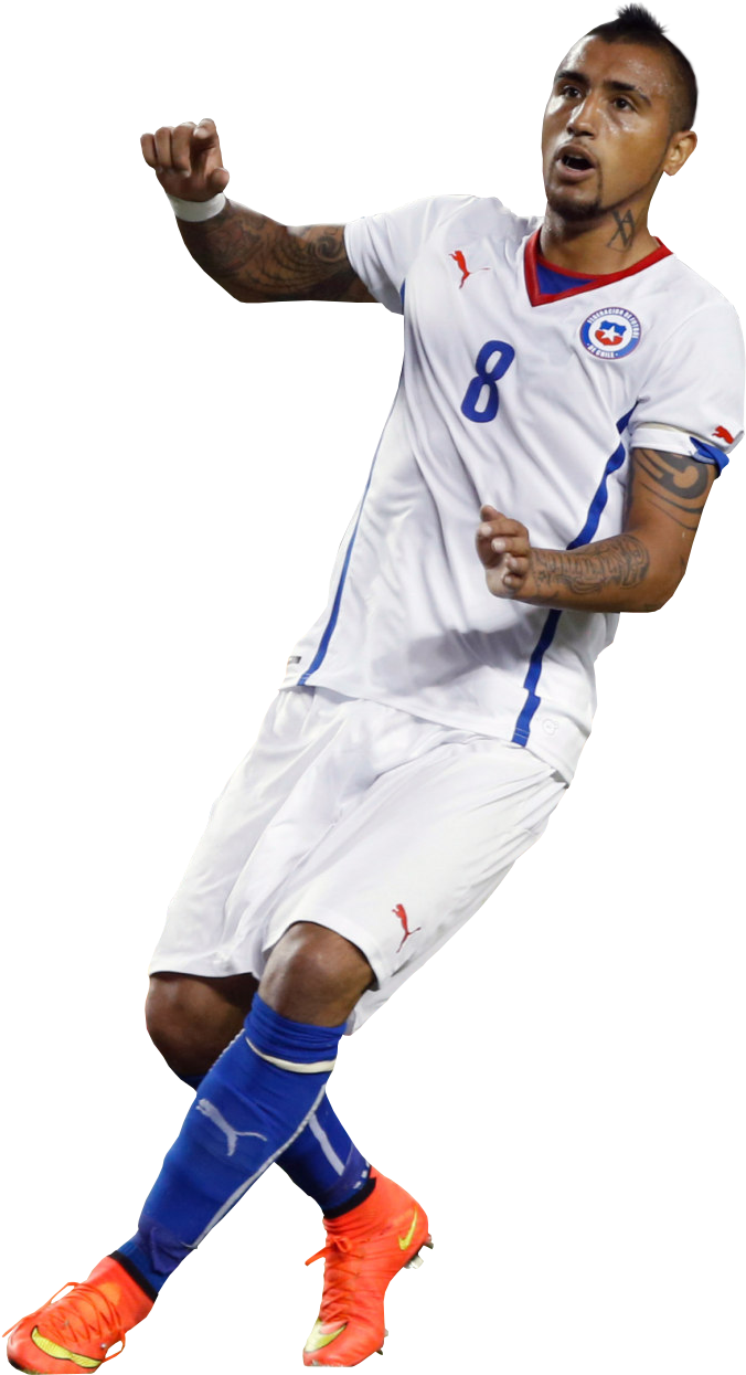 Arturo Vidal - Player (732x1281), Png Download