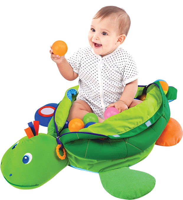 Turtle Baby Ball Pit - Melissa And Doug Ball Pit (700x700), Png Download
