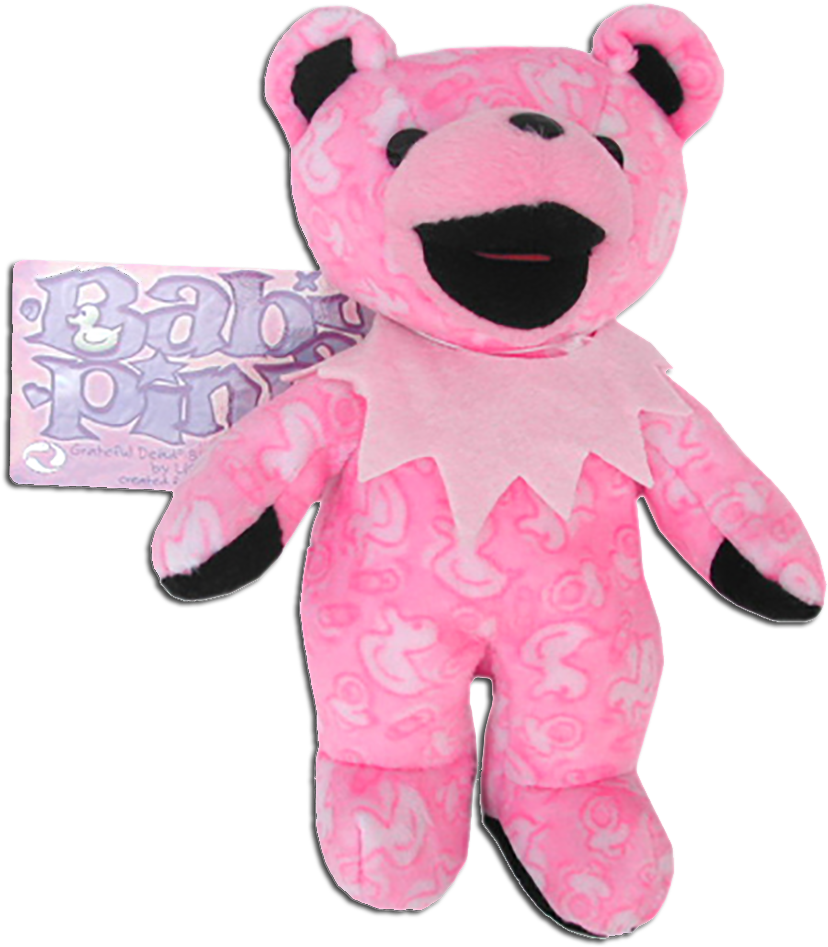 Grateful Dead Baby Pink Bean Bear - Grateful Dead (930x1000), Png Download